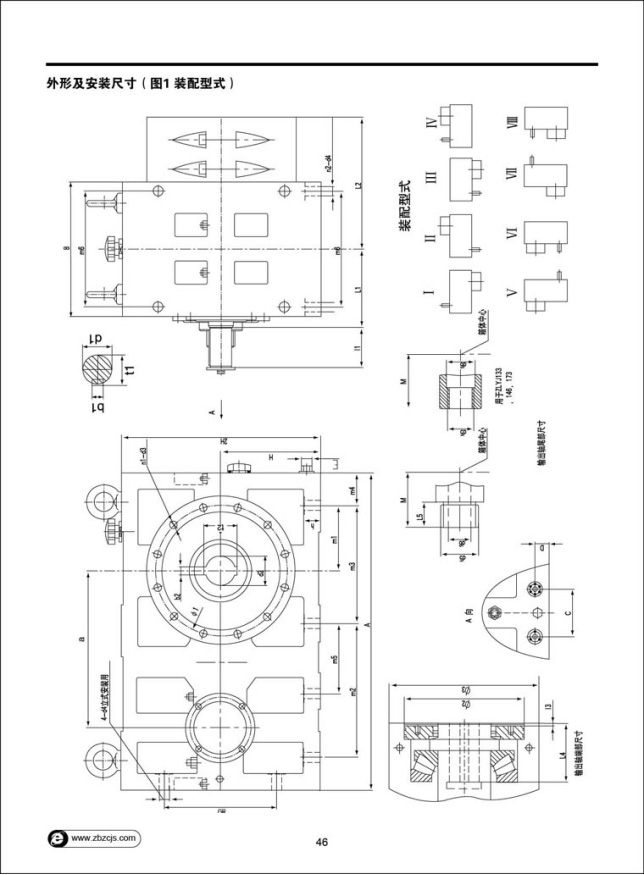 ZLYJ型塑料橡膠擠出機(jī)專用減速機(jī)41